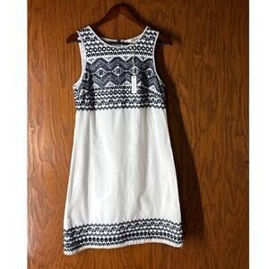 Max Studio Embroidered Dress Medium
